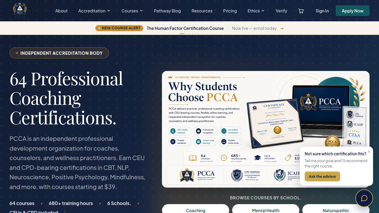 PCCA Certification | Professional Coach Certification & Life Coach Training